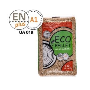 Paletė kuro granulių EN plus A1 kuro granulės maišais po 15kg Vilnius Trakai Lentvaris