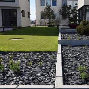 Dekoratyvinė skalda Black slate Vilnius Kaunas