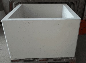 Betoninis vazonas 100x100x50 Trakai Vilnius Kaunas Lietuva Dekoskalda