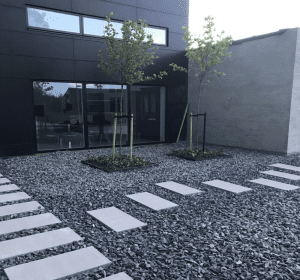 Dekoratyvinė skalda Black basalt Vilniuje, Kaune