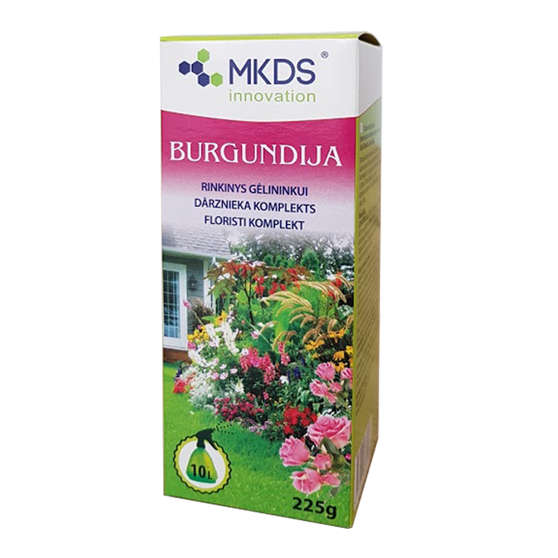 BURGUNDIJA RINKINYS GĖLININKUI, 225 G Vilnius Kaunas Trakai