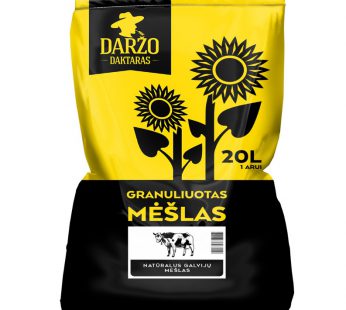 Granuliuotas galvijų mėšlas 20 L (12,5 kg)