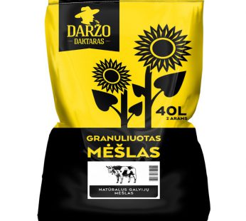 Granuliuotas galvijų mėšlas 40 L (25 kg)