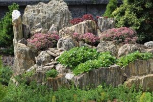 Akmuo sodo dekoracijai Gneiss monolitas Trakai