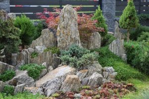 Akmuo sodo dekoracijai Gneiss monolitas Trakai