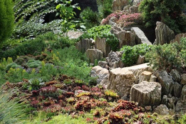 Akmuo sodo dekoracijai Gneiss monolitas Trakai
