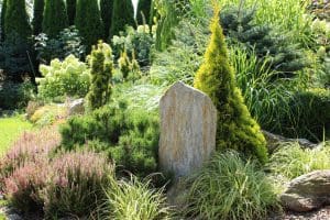 Akmuo sodo dekoracijai Gneiss monolitas Trakai