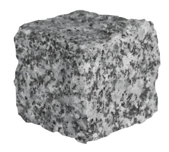 Grey granite Zebra 100x100x100 mm
