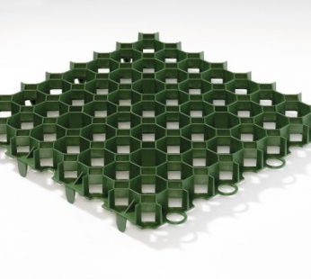 Plastikinis korys HDPE 50x50x3,8 cm (žalias)