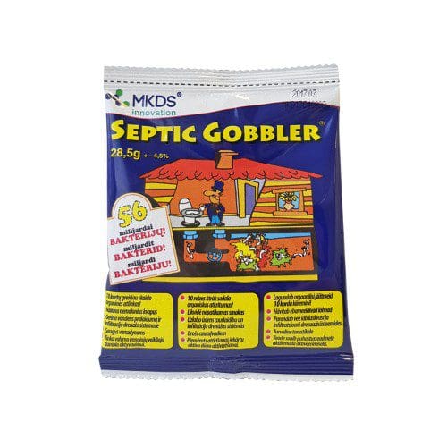 SEPTIC GOBBLER MIKROORGANIZMAI KANALIZACIJOS VALYMUI, 28,5 G Vilnius Kaunas Trakai