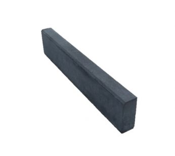 Betoninis bortelis 1000x80x200 mm juodas