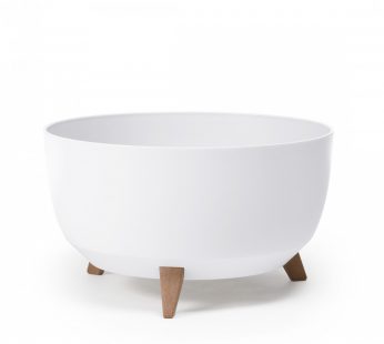 Dubuo Roma recycled baltas, Ø47 H23