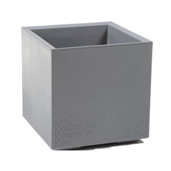 GĖLIŲ LOVELIS KARO ECO RECYCLED PILKAS - BETONAS, 40X40X37 VIlnius