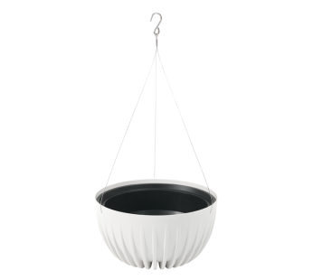 Pakabinamas dubuo Mira eco recycled baltas, Ø30 H16