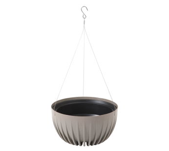 Pakabinamas dubuo Mira eco wood pilkas, Ø24 H14