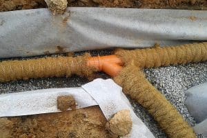 Drenažinis vamzdis su kokoso pluoštu 50m rulonas Trakai Vilnius