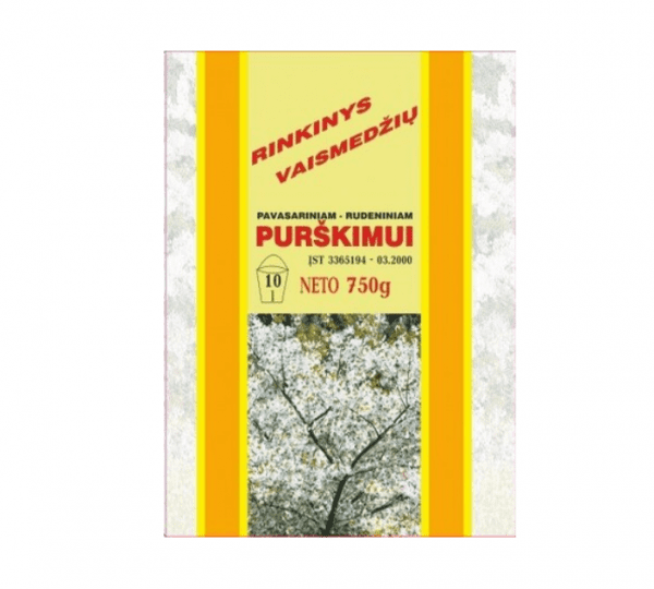 Rinkinys vaismedžių pavasariniam ir rudeniniam purškimui, 750g Vilnius