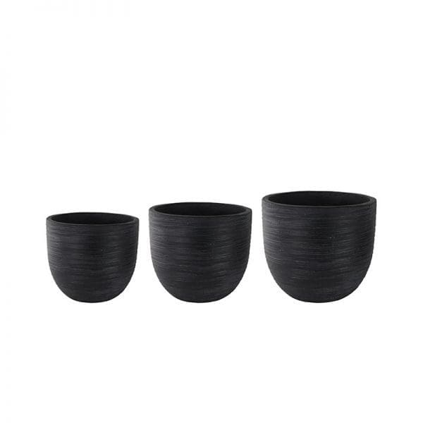 VAZONAS BOET BLACK, Ø37 H32 Vilnius