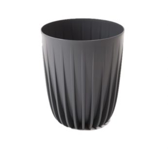 Vazonas Mira eco recycled antracitas, Ø30 H36