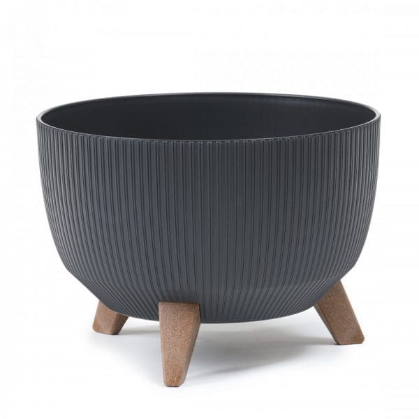 VAZONAS ROMA ECO WOOD JUMPER ANTRACITAS, Ø47 H22 VIlnius