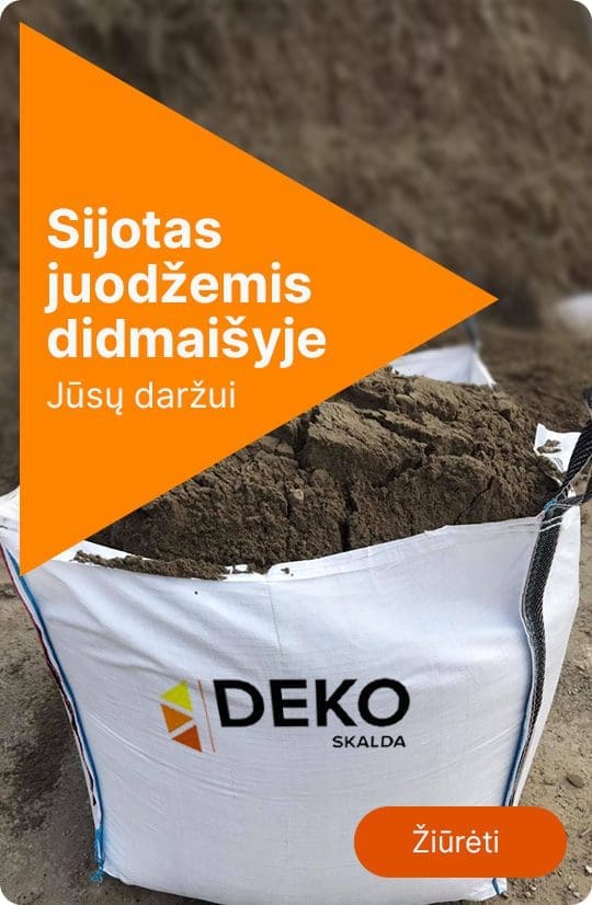 Juodžemis sijotas didmaišyje