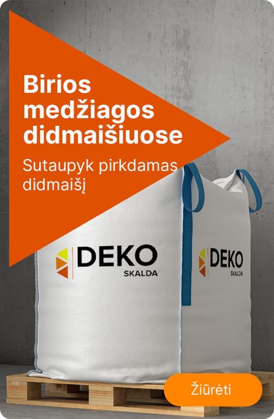 Birio medžiagos didmaišiuose