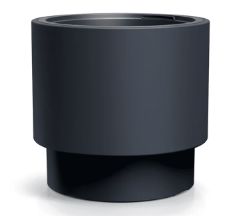 Vazonas HEOS antracitas, D 468 mm, H 440 mm, 31l