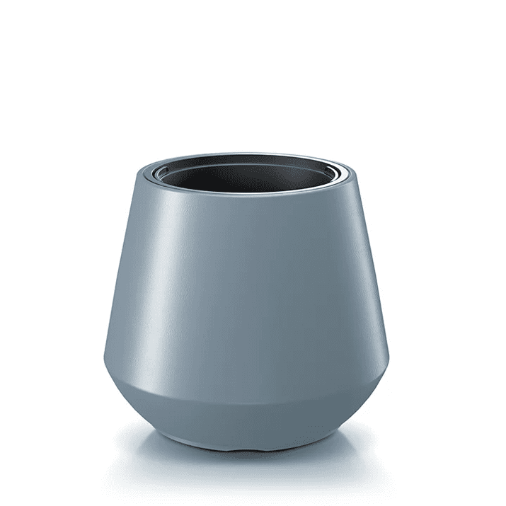 Vazonas HEOS pilkas, d 395 mm, h 350 mm, 8l