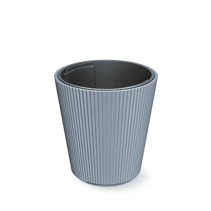 Vazonas MILLY pilkas, d 299 mm, h 311 mm, 10 l