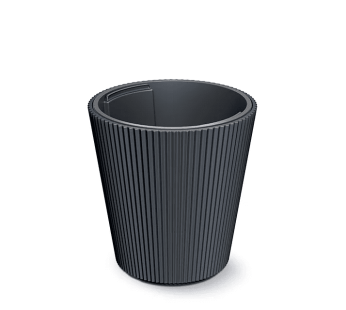 Vazonas MILLY antracitas, D 299 mm, H 311 mm, 10l