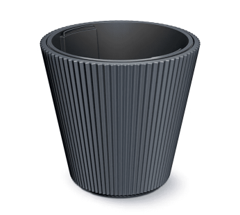Vazonas MILLY antracitas, D 390 mm, H 370 mm, 20l