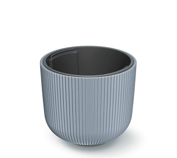 Vazonas MILLY pilkas, D 298 mm, H 257 mm, 10l