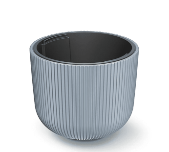 Vazonas MILLY pilkas, D 349 mm, H 290 mm, 15l