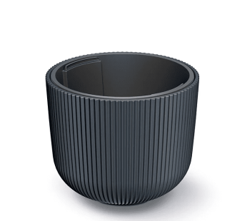 Vazonas MILLY antracitas, D 349 mm, H 290 mm, 15l