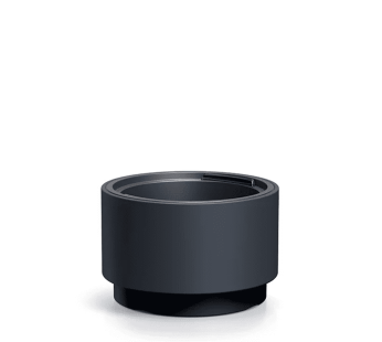Vazonas HEOS antracitas, D 298 mm, H 190 mm, 8l