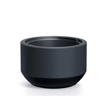 Vazonas HEOS antracitas, D 298 mm, H 190 mm, 8l