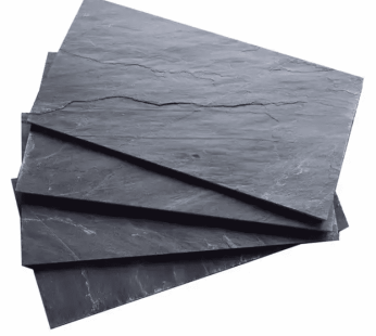 Juodo skalūno plytelė, lygi 30x80x2-3 cm