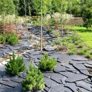Juodo skalūno plokštės 3-4 cm storio Vilnius Trakai Lietuva