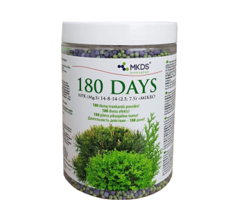 180 DAYS ilgo veikimo trąšos spygliuočiams ir visažaliams, 1 kg