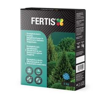 Trąšos „Fertis“ spygliuočiams ir dekoratyviniams augalams, 1 kg