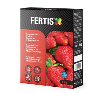 Kompleksinės trąšos Braškėms ir žemuogėms „Fertis“, 1kg
