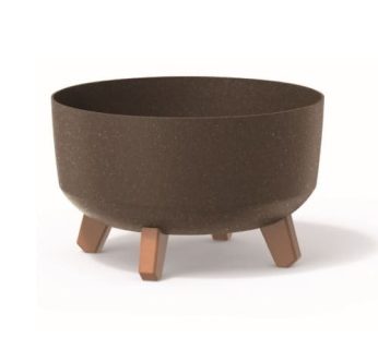 Vazonas Gracia low eco wood coffee D 285 mm H 177 mm