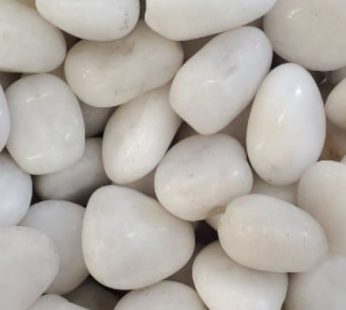 Poliruoti balti akmenukai 20-40 mm 20 kg