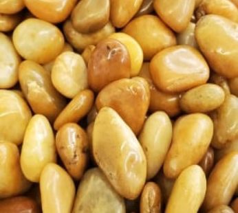Poliruoti geltoni akmenukai 20-40 mm 20 kg